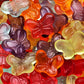 assorted butterfly gummies in different flavors