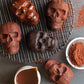 caramel chocolate skulls